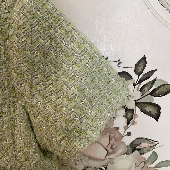 Rumored Notting Hill Mini Dress Green Short Sleeves Button Front 8 NWT - Picture 9 of 13